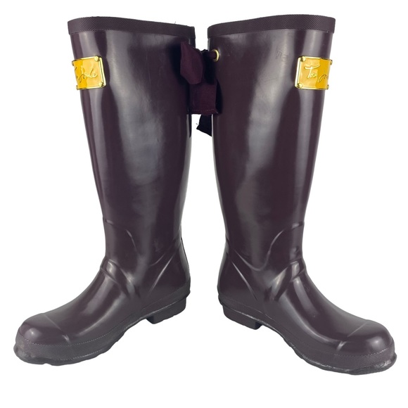 Joules Womens Tom Joule Ribbon Bow Rain Boots Size US 6 / UK4 - Picture 4 of 16